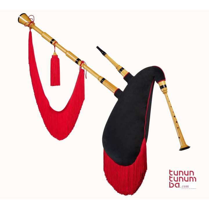 Standard Galician Bagpipes in G - pequia wood