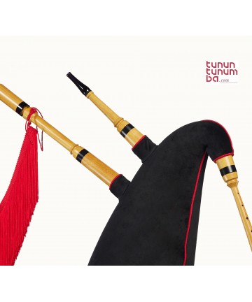 Standard Galician Bagpipes in G - pequia wood - 3