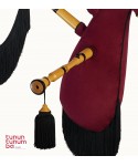 Galician bagpipe with two drones in G - Pequia wood finish - 3