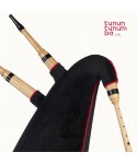 Standard Galician Bagpipes in C, D or Bb - Palo blanco finish - 3