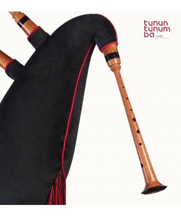Standard Galician Bagpipes in A - Koa finish - 4