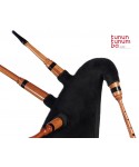 Galician bagpipe with two drones in C, D or Bb - Koa finish - 3