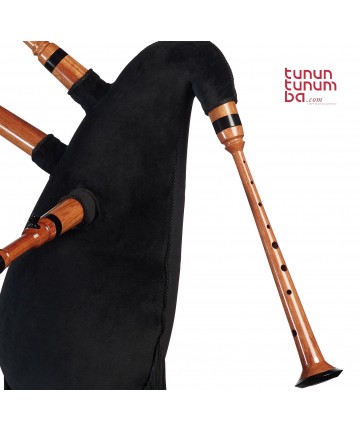 Galician bagpipe with two drones in C, D or Bb - Koa finish - 4