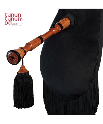 Galician bagpipe with two drones in C, D or Bb - Koa finish - 5