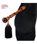 Galician bagpipe with two drones in C, D or Bb - Koa finish - 5