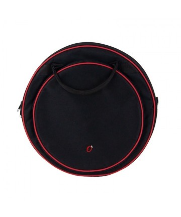 Funda Platos 35 Cms (14") 10mm MOCHILA - Negro v.rojo