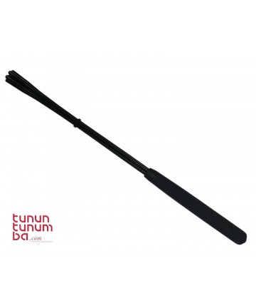 Baqueta tamborim 7 varillas negra pro