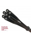 Baqueta tamborim 7 varillas negra pro - 4