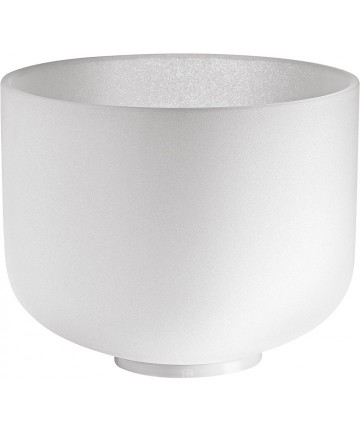 Cuenco de cuarzo de 10" (25cm), nota Sol4, 432 Hz, chakra de la garganta - CSB10G