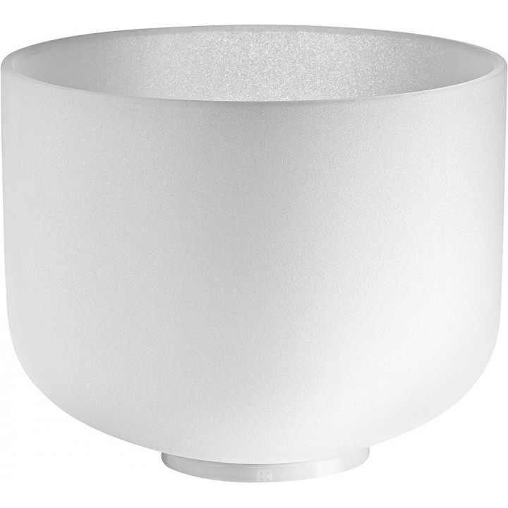 Cuenco de cuarzo de 10" (25cm), nota Sol4, 432 Hz, chakra de la garganta - CSB10G