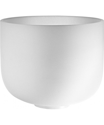 Cuenco de cuarzo de 11" (28cm), nota Fa4, 432 Hz, chakra del corazón - CSB11F