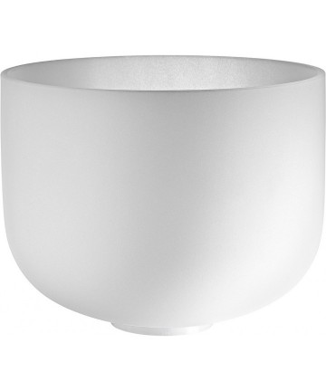 Cuenco de cuarzo de 12" (30cm), nota Do4, 432 Hz, chakra raíz - CSB12C