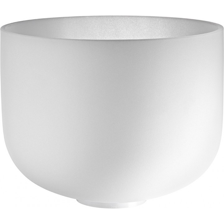 Cuenco de cuarzo de 12" (30cm), nota Do4, 432 Hz, chakra raíz - CSB12C
