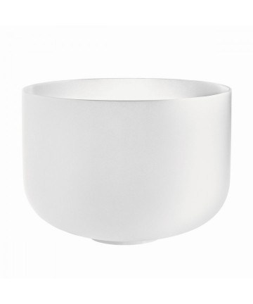 Cuenco de cuarzo de 14" (35cm), nota Sol3 432 Hz,, chakra de la garganta - CSB14G