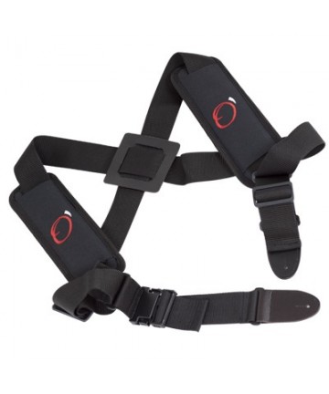 Guitar Strap N. 42 (Back crossed)- Gray