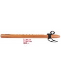 Flauta estilo nativo americano Earth Tone bajo Re menor 432Hz - cedro español - 2