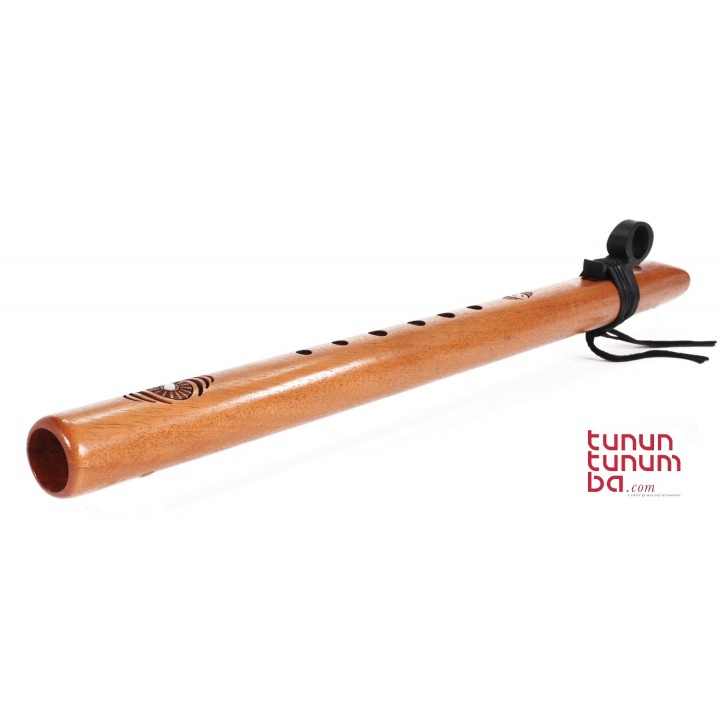 Flauta estilo nativo americano Earth Tone bajo Re menor 432Hz - cedro español