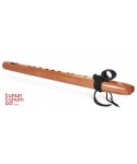 Flauta estilo nativo americano Earth Tone bajo Re menor 432Hz - cedro español - 3