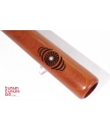 Flauta estilo nativo americano Earth Tone bajo Re menor 432Hz - cedro español - 6