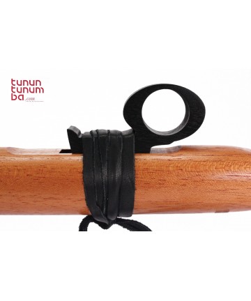 Flauta estilo nativo americano Earth Tone bajo Re menor 432Hz - cedro español - 7