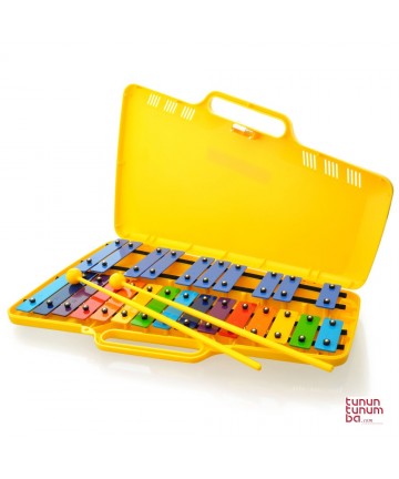 Chromatic glockenspiel colored sheets