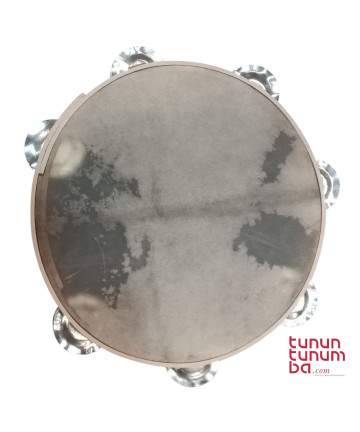 Pandereta tradicional 2 filas sonajas - 28cm - 2