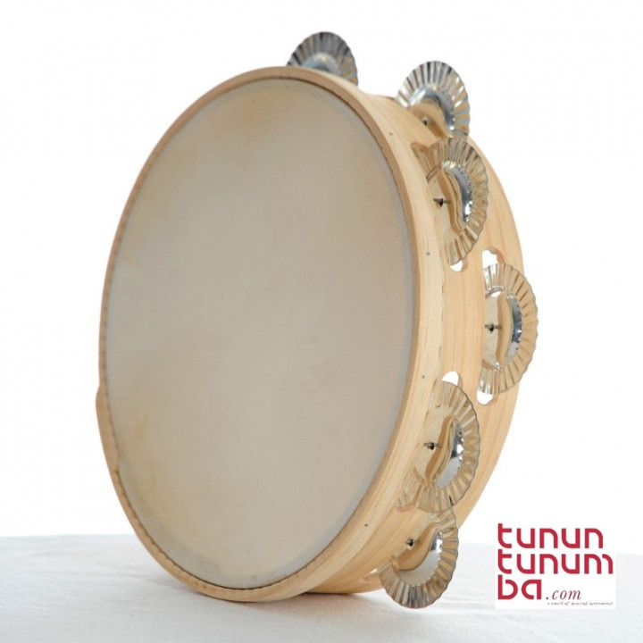 Galician tambourine - traditional - 9 pairs of jingles