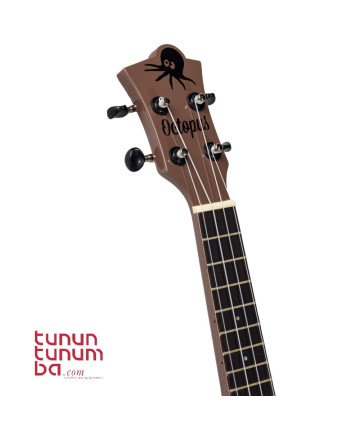 Ukelele Soprano Octopus UK-205BRS Marrón-2