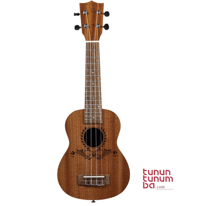 Ukelele Soprano Bones SP220SE Sapelly - Electrificado