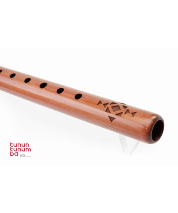 Flauta estilo nativo americana SPARROW HAWK- La menor - 440 Hz - cedro - 6