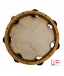 Pandereta tradicional afinable - 25cm diámetro