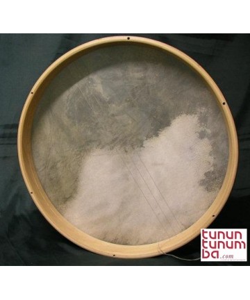 Bendir - tunable - natural skin - 5cm frame x 40cm diameter - 3