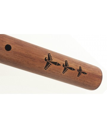 Flauta nativa serie Tradicional - Re menor bajo - 440Hz - 4