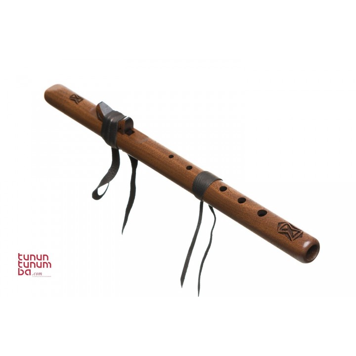 KRESTEL Native American Flute - High minor D - 440 Hz - walnu...