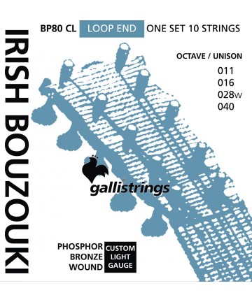 Galli irish bouzouki strings set - Light gauge