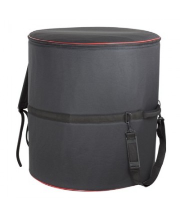 Funda Surdo 24" 68X66 Acolchado - Negro v.rojo