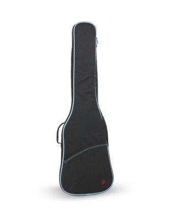 Electric bass guitar bag Mod. 33-b without logo - Black v. gray
