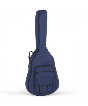 Acoustic guitar bag Mod. 32b-w - Blue