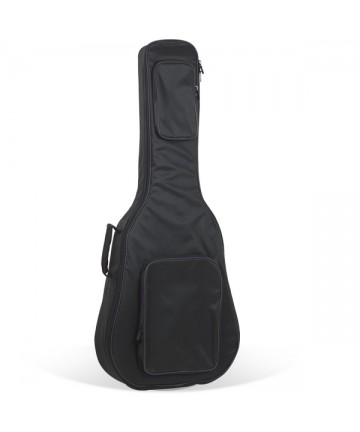 Acoustic guitar bag 20mm foam backpack Mod. 48-w - Black