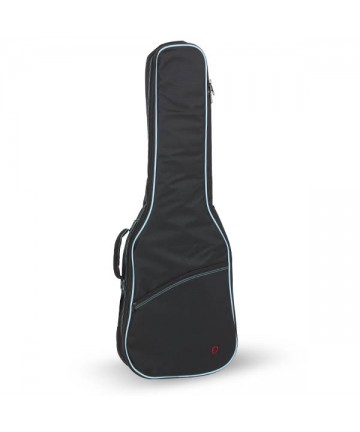 Electric Guitar Bag 10mm pe Mod.33-E Backpack Without Logo - Black v. turquoise