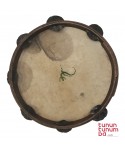 Traditional tambourine rustic finish 28.5cm - 2