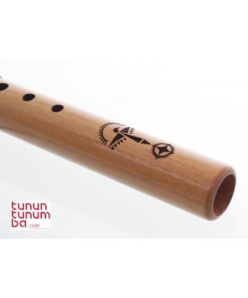 CONDOR BASS Native American Style Flute - low minor E - 440 Hz - Spanish cedar - 3