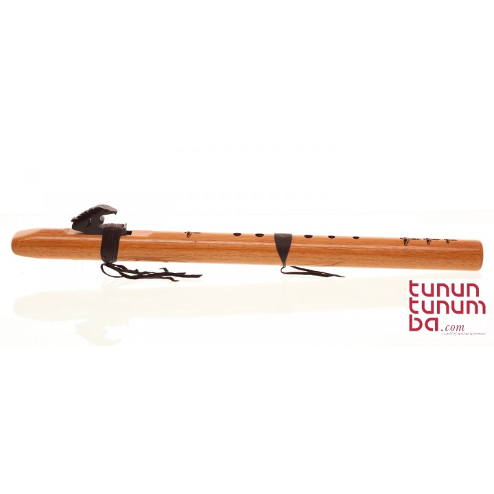 Flauta estilo nativo americano CONDOR BASS Re menor bajo 440Hz - cedro español