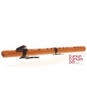 Native American Style Flute - 1-INCH BORE, CONDOR BASS FLUTE D - 440 Hz- spanish cedar - 4
