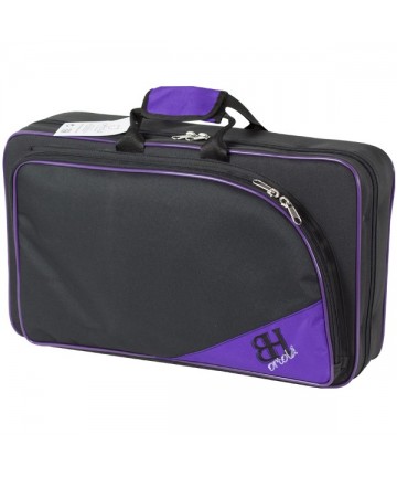 Two clarinets case one b flat and one e flat hb179 - Black v.purple