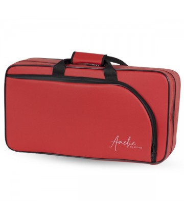 Double B Flat+E Flat Clarinet Case Amelie Mod. 179Brg Backpack - Red