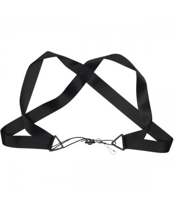 Man and woman harness bassoon strap - Black