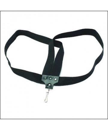 (HFS) 210x5 cms.nylon strap 1 hook - Black