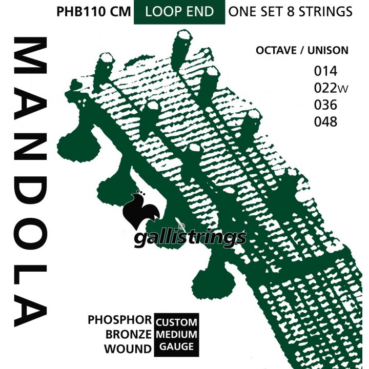 Octave Mandola string set -  Galli PHB110