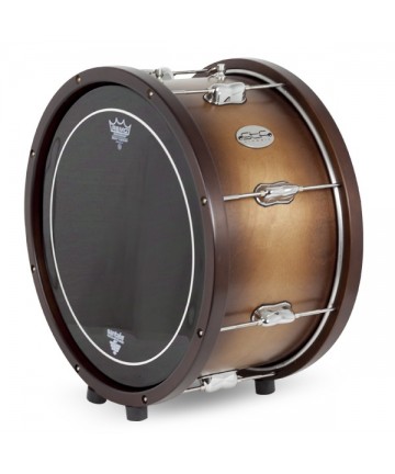 Marching bass drum 40x22cm stf2600 - Gc0160 cover black paddle